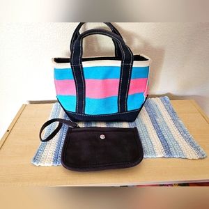 LL Bean Small Tote Purse with Pouch